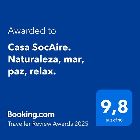 Casa Socaire. Naturaleza, Mar, Paz, Relax. Apartment Tabayesco